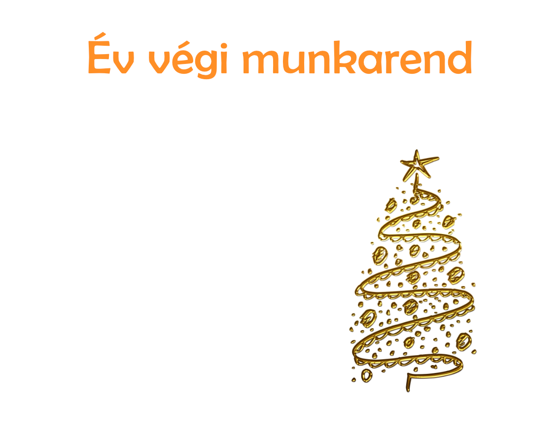 Év végi munkarend